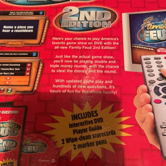 🎉HP 🎉 Imagination entertainment family feud 2 2d ed DVD game All new questions - Picture 3 of 16